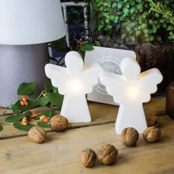 New Shining Angel Micro LED Akkuleuchte Weihnachtsbeleuchtung|Dekoration