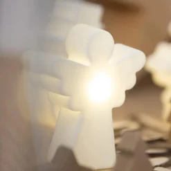 New Shining Angel Micro LED Akkuleuchte Weihnachtsbeleuchtung|Dekoration