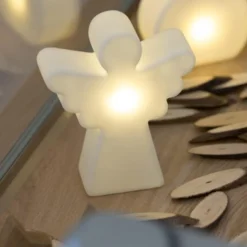 New Shining Angel Micro LED Akkuleuchte Weihnachtsbeleuchtung|Dekoration