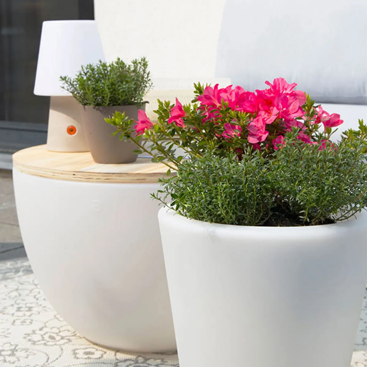 Hot Shining Classic Pot S Pflanztopf / Dekoleuchte Gartenmöbel|Lichtmöbel
