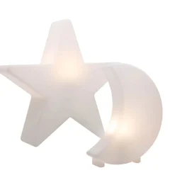 Clearance Shining Star und Moon Dekoleuchte, 2er-Set Weihnachtsbeleuchtung|Terrassen