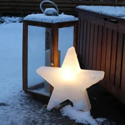Clearance Shining Star und Moon Dekoleuchte, 2er-Set Weihnachtsbeleuchtung|Terrassen