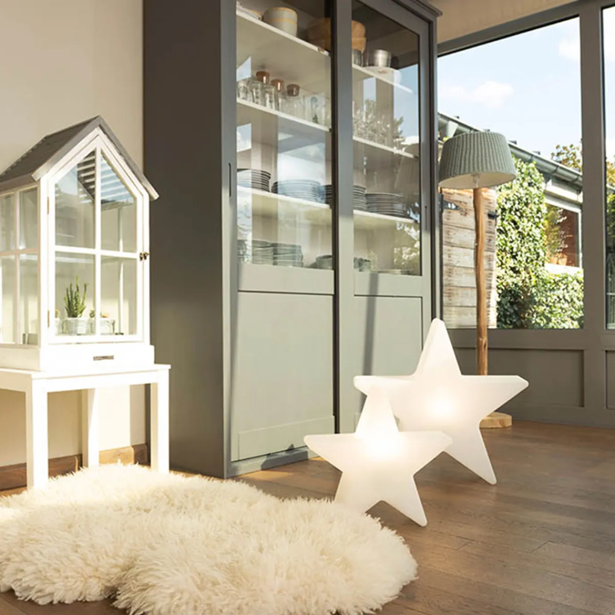 Hot Shining Star Dekoleuchte, Höhe: 54 cm Weihnachtsbeleuchtung|Dekoration