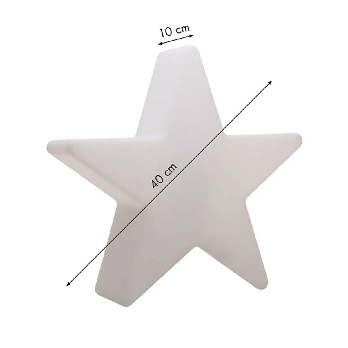 Discount Shining Star Dekoleuchte, Höhe: 37 cm Weihnachtsbeleuchtung|Terrassen