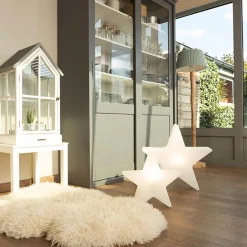 Hot Shining Star Dekoleuchte 40 und 60 cm, 2er-Set Weihnachtsbeleuchtung|Terrassen