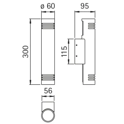 Outlet 690208 Außenwandleuchte Wandleuchten