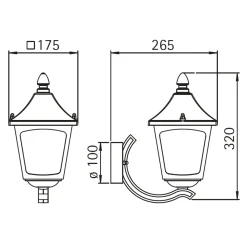 Best 1820 Außenwandleuchte Wandleuchten