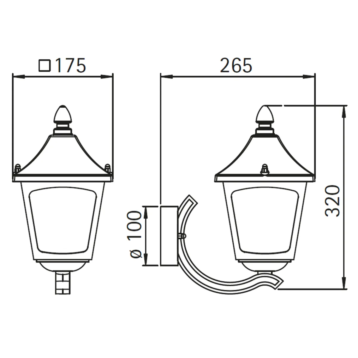 Best 1820 Außenwandleuchte Wandleuchten