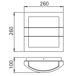 Clearance 696191 Außenwandleuchte Wandleuchten