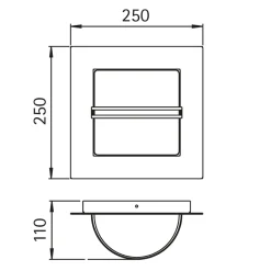 Clearance 6058 Außenwandleuchte Wandleuchten