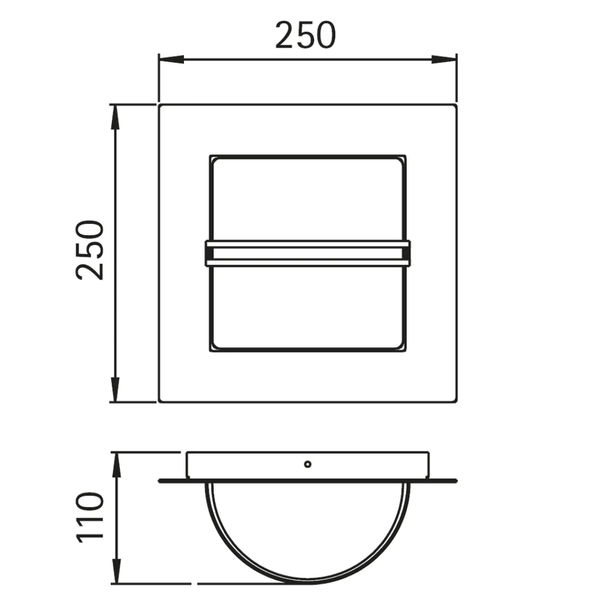 Clearance 6058 Außenwandleuchte Wandleuchten