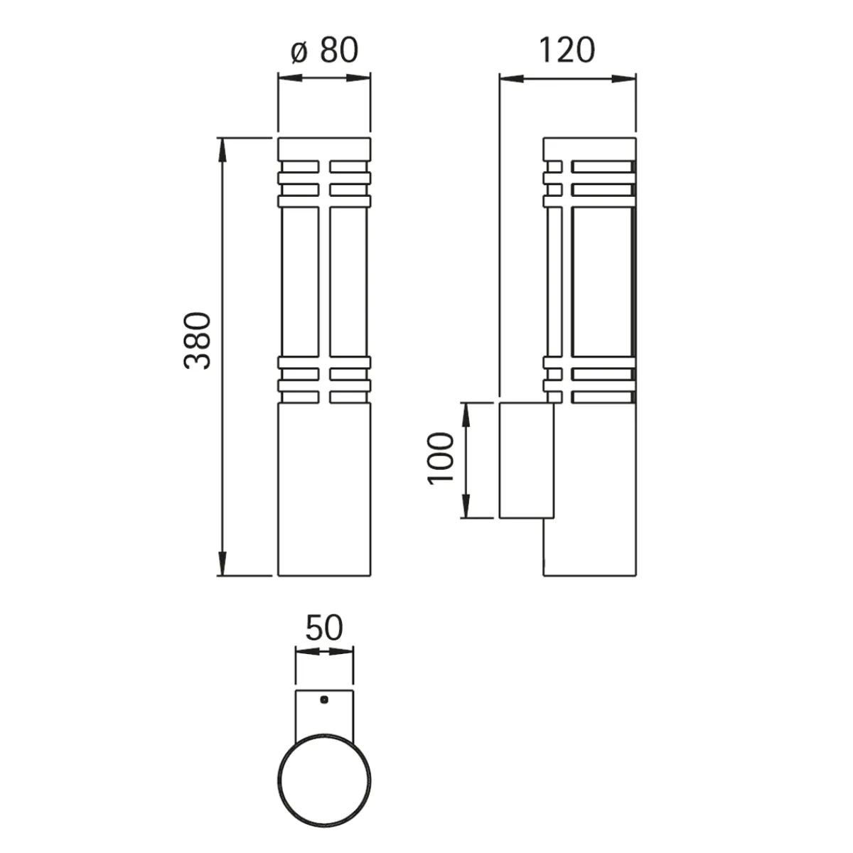 690258 Außenwandleuchte Wandleuchten