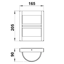 New 696220 Außenwandleuchte Hauseingänge|Wandleuchten