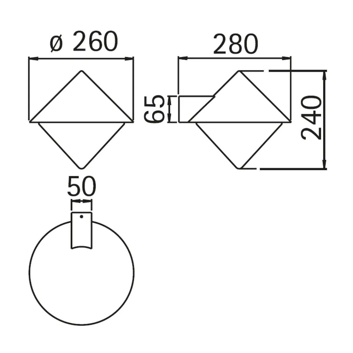 Online 0617 Außenwandleuchte Wandleuchten