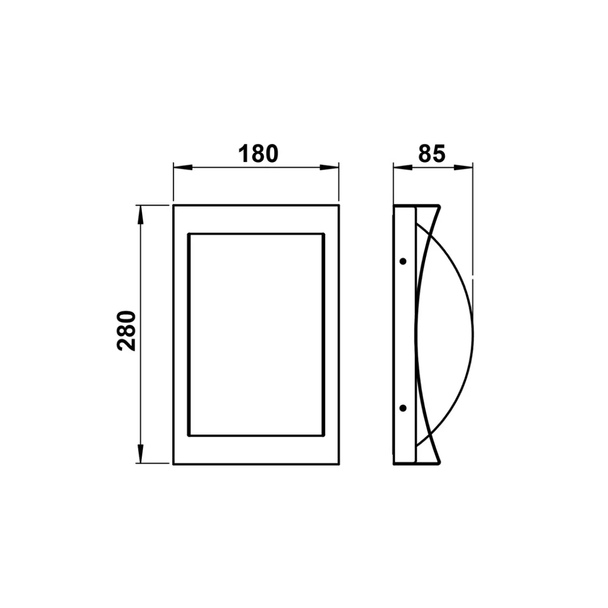 696217 Außenwandleuchte Wandleuchten