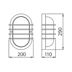 Best 6046 Außenwandleuchte Wandleuchten