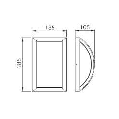 Outlet 6289 Außenwandleuchte Wandleuchten