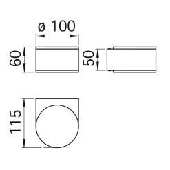 Clearance 0234 Außenwandleuchte, Auslaufmodell Wandleuchten