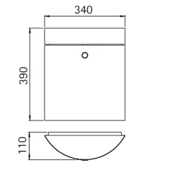 Clearance 690743 Briefkasten Briefkästen & Paketboxen|Hausnummern & Briefkästen