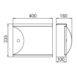 Sale 690789 Briefkasten mit Zeitungsfach Briefkästen & Paketboxen|Hausnummern & Briefkästen