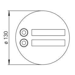 Clearance 690945/6 Klingelplatte Hausnummern & Briefkästen
