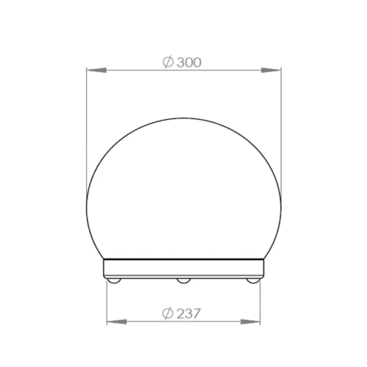 Online 6943 Kugelleuchte Dekorative Leuchten|Bodenleuchten