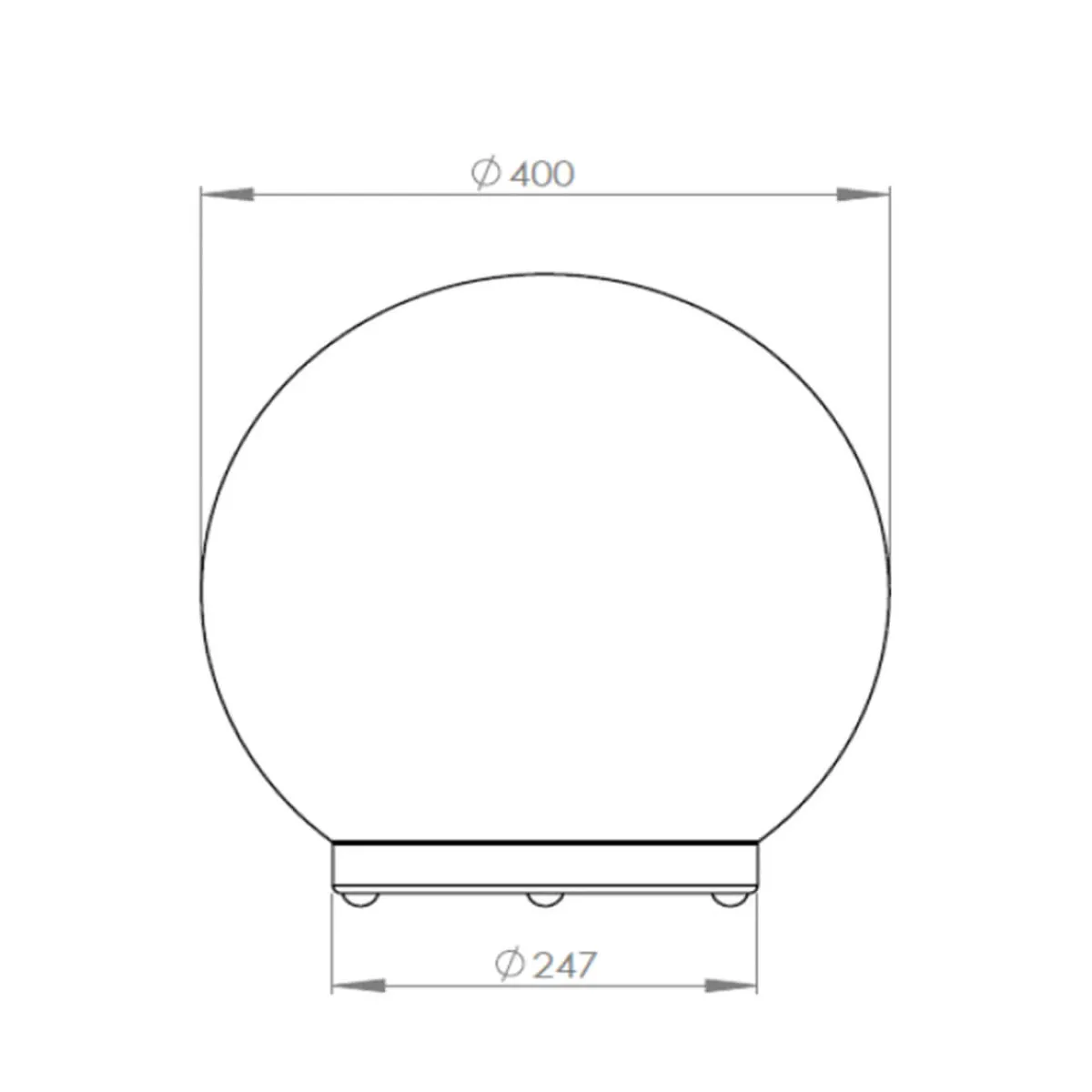 Online 6943 Kugelleuchte Dekorative Leuchten|Bodenleuchten