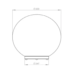 Online 6943 Kugelleuchte Dekorative Leuchten|Bodenleuchten