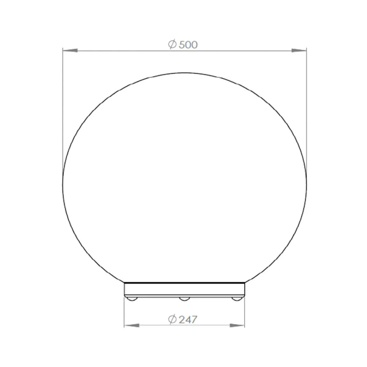 Online 6943 Kugelleuchte Dekorative Leuchten|Bodenleuchten