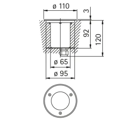 Sale 692316 LED Erdeinbaustrahler Strahler & Scheinwerfer|Bodenleuchten