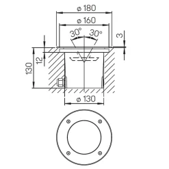 692326 LED Erdeinbaustrahler, schwenkbar Strahler & Scheinwerfer|Bodenleuchten