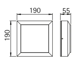 Online 6560 LED Wand- / Deckenleuchte Wandleuchten|Deckenleuchten