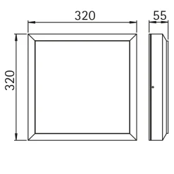 Online 6562 LED Wand- / Deckenleuchte Wandleuchten|Deckenleuchten