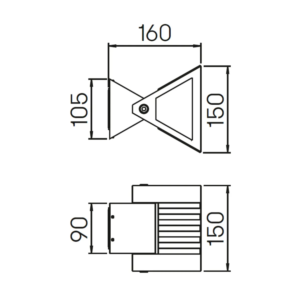 Sale 2410 LED Wandstrahler Wandleuchten