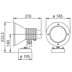 Best 2381 LED Wandstrahler Strahler & Scheinwerfer|Wandleuchten