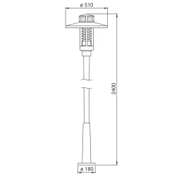 Outlet 660861 Mastleuchte Stehleuchten