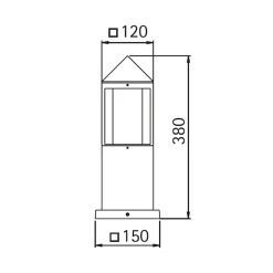 Online 0556 Sockelleuchte Stehleuchten