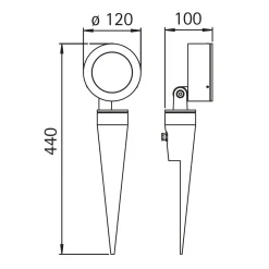 Sale 2390 Spießstrahler Strahler & Scheinwerfer