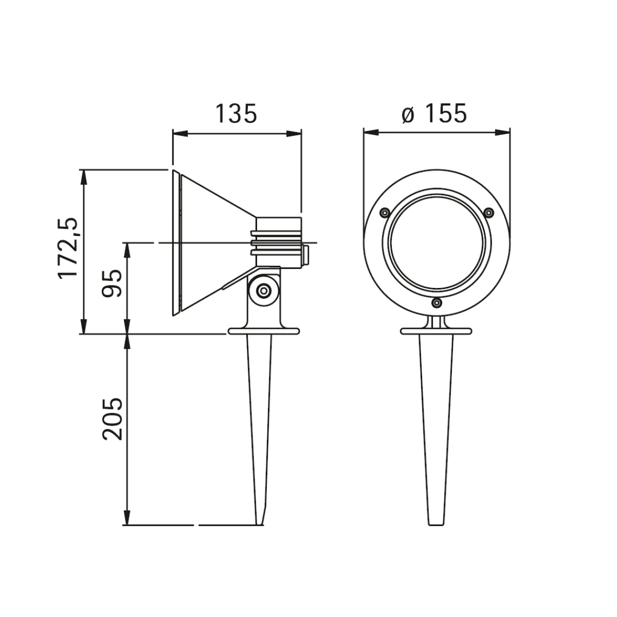 2356 Spießstrahler Strahler & Scheinwerfer
