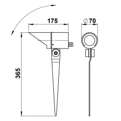 Outlet 622395 Spießstrahler Grünflächen|Strahler & Scheinwerfer