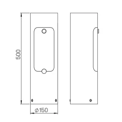Outlet 624410 Steckdosensäule, abschließbar Energie- & Steckdosensäulen