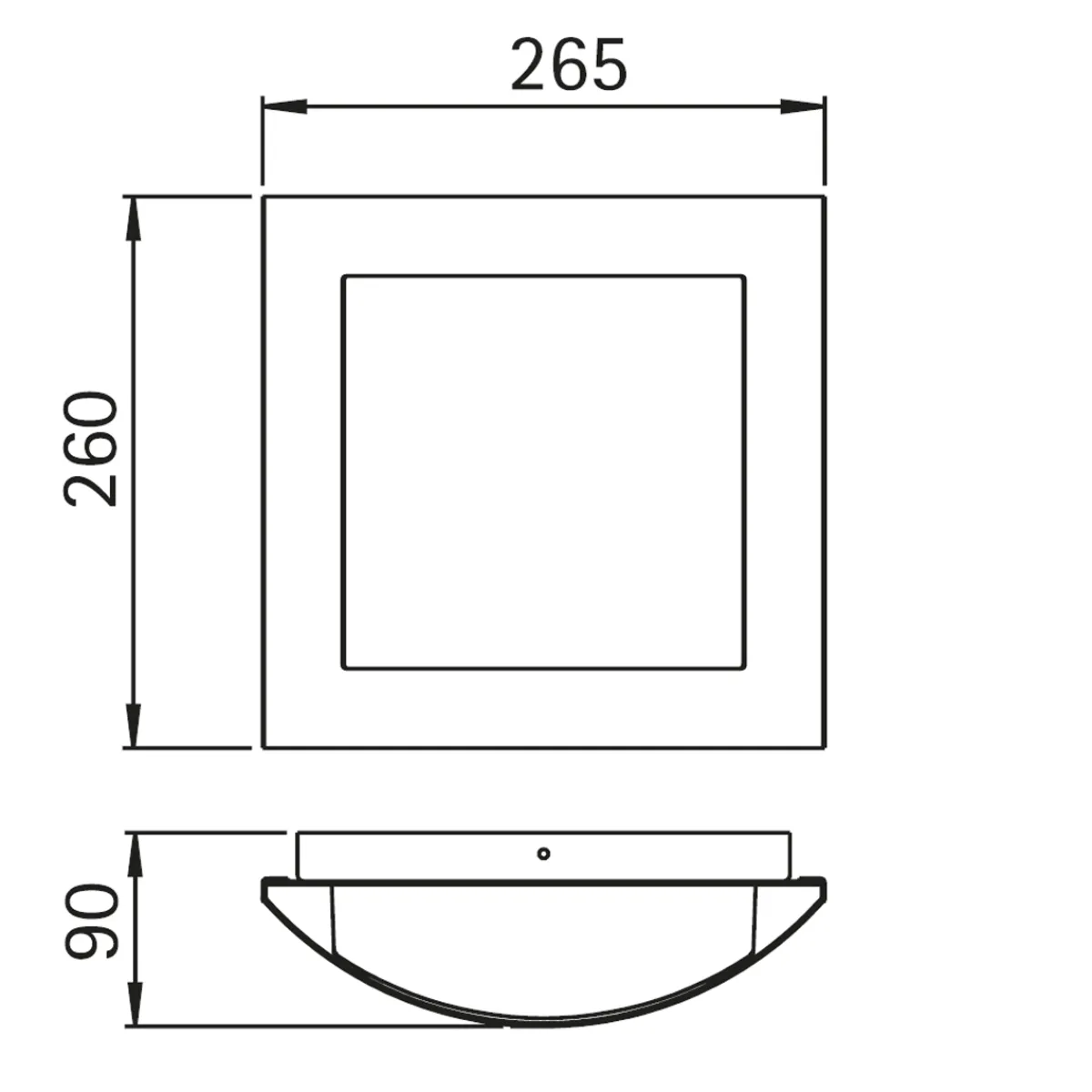 696193 Wand- / Deckenleuchte Terrassen|Hauseingänge