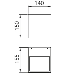Online 692414 Wandstrahler, breit/breit Wandleuchten|Strahler & Scheinwerfer