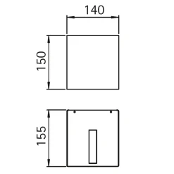 Best 2415 Wandstrahler, eng/eng Wandleuchten|Strahler & Scheinwerfer