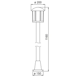 Sale 4139 Wegeleuchte Stehleuchten