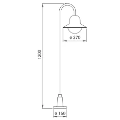 Clearance 2005 Wegeleuchte Stehleuchten