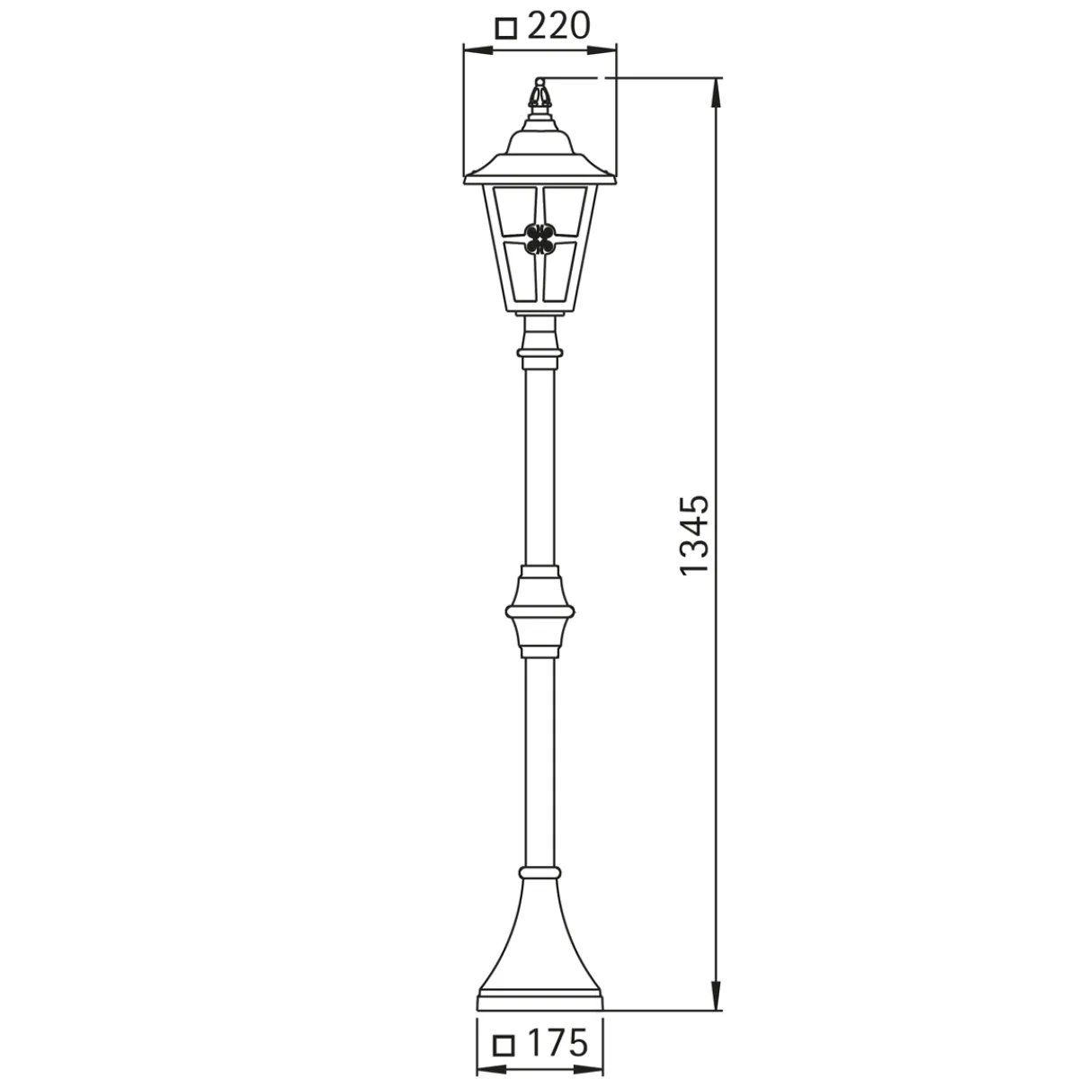 Online 4136 Wegeleuchte Stehleuchten