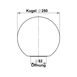 Clearance G 61 Glaskugel / Ersatzglas Lampenschirme|Ersatzteile