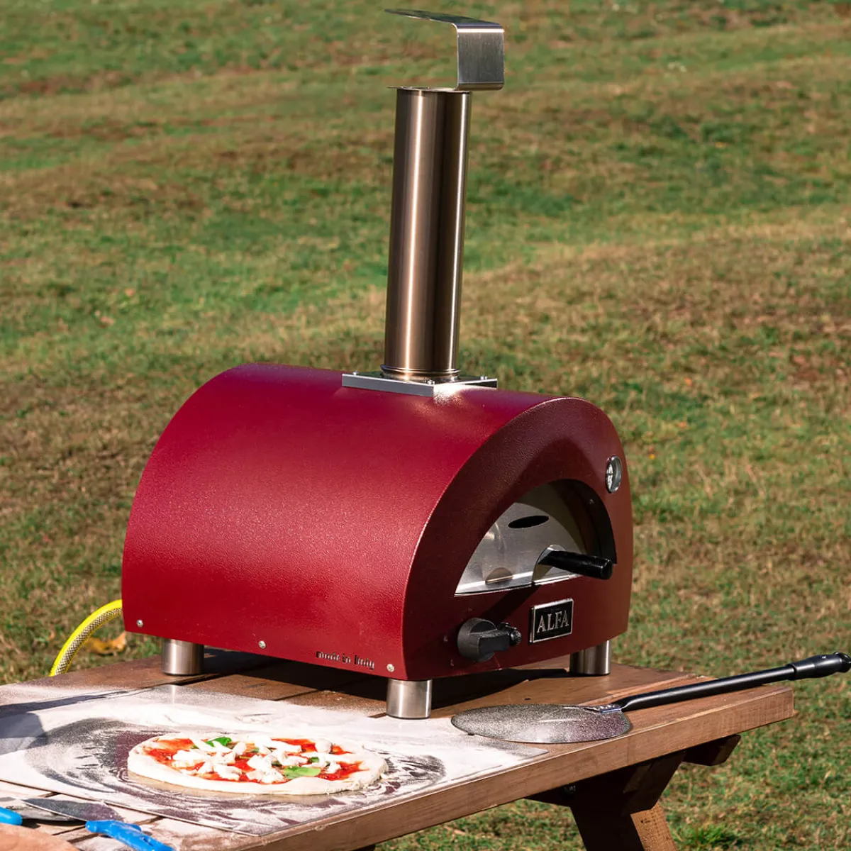 Moderno Portable Pizzaofen, tragbar, inkl. Tragetasche & Pizza Schaufel Set Medium Grills & Pizzaöfen