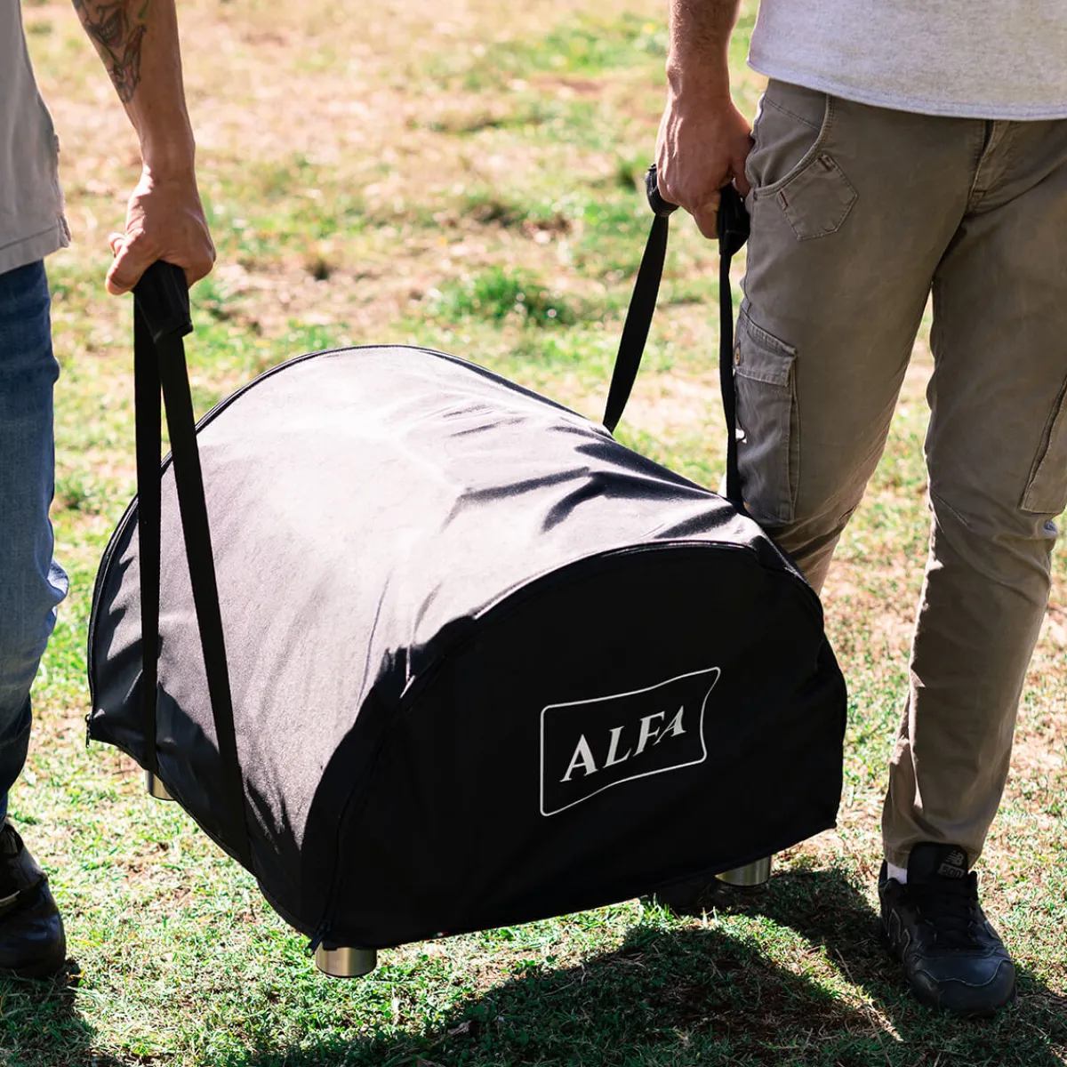 Moderno Portable Pizzaofen, tragbar, inkl. Tragetasche & Pizza Schaufel Set Medium Grills & Pizzaöfen